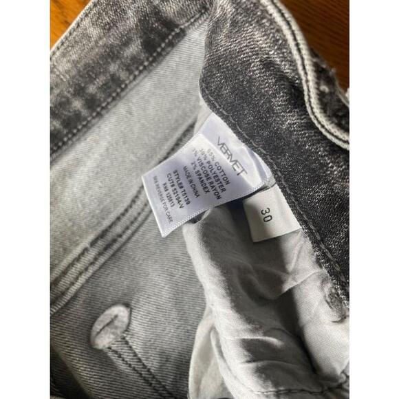 Women's VERVET Black Distressed Skinny Jeans - Size 30 Bin B - Picture 5 of 9
